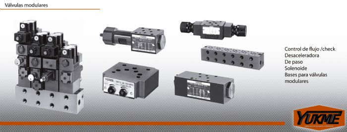 Válvulas Modulares  Modular Valves  YUKEN